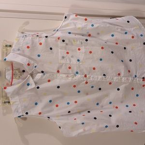 Sleeveless Button down shirt